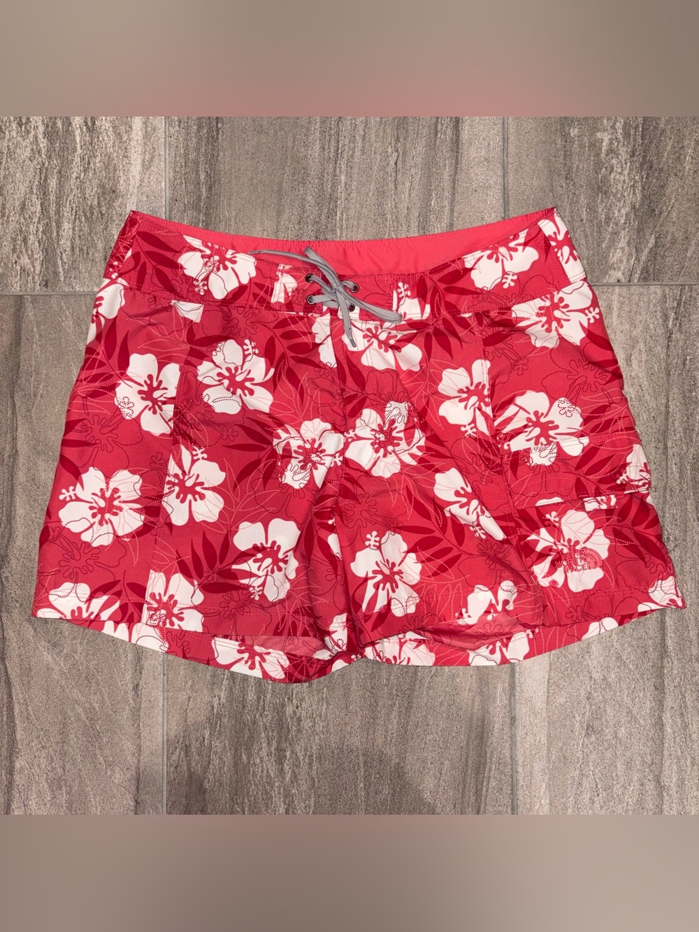 The North Face Pink Floral Swim Shorts